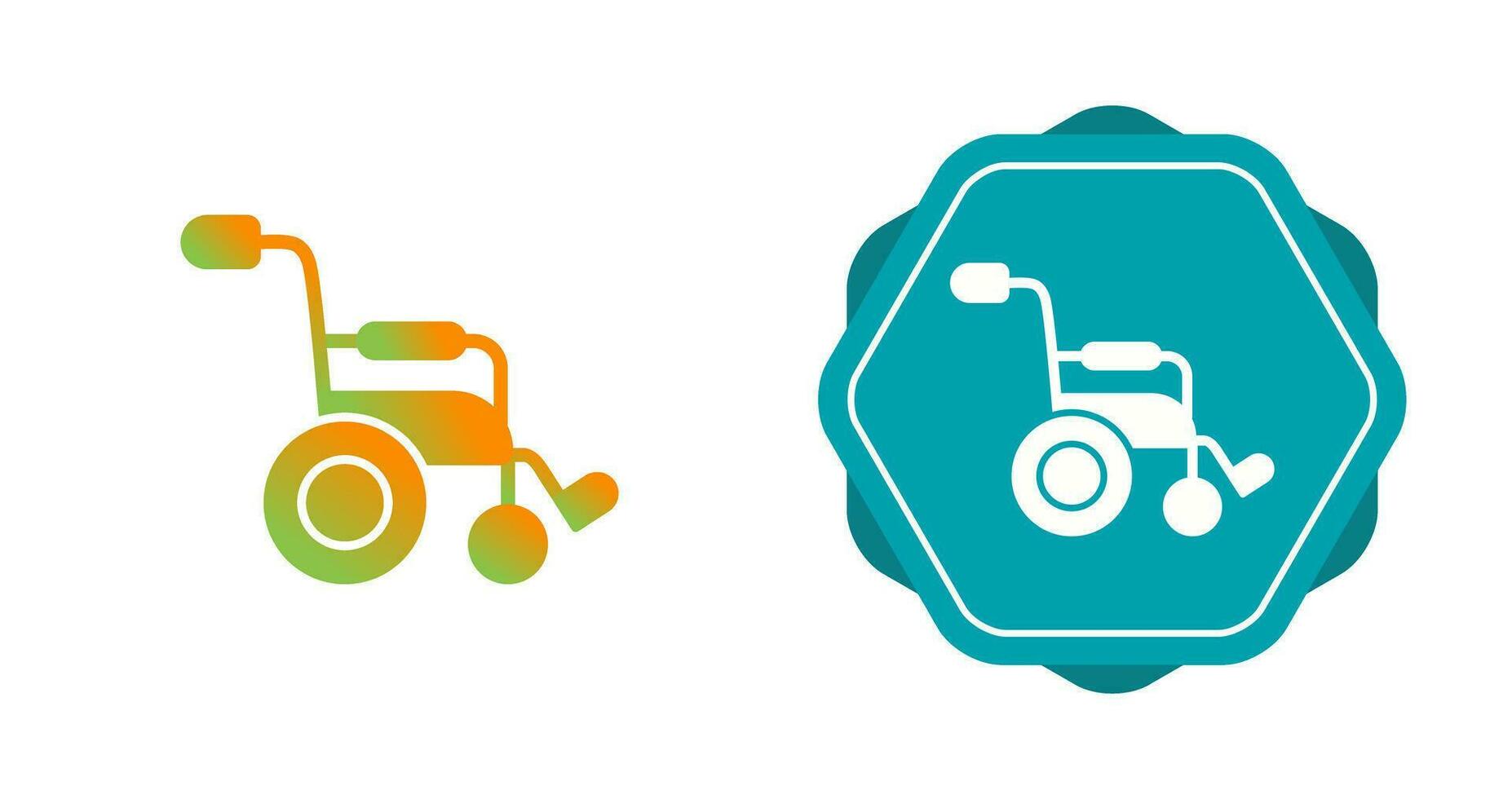 Wheel Chair Vector Icon