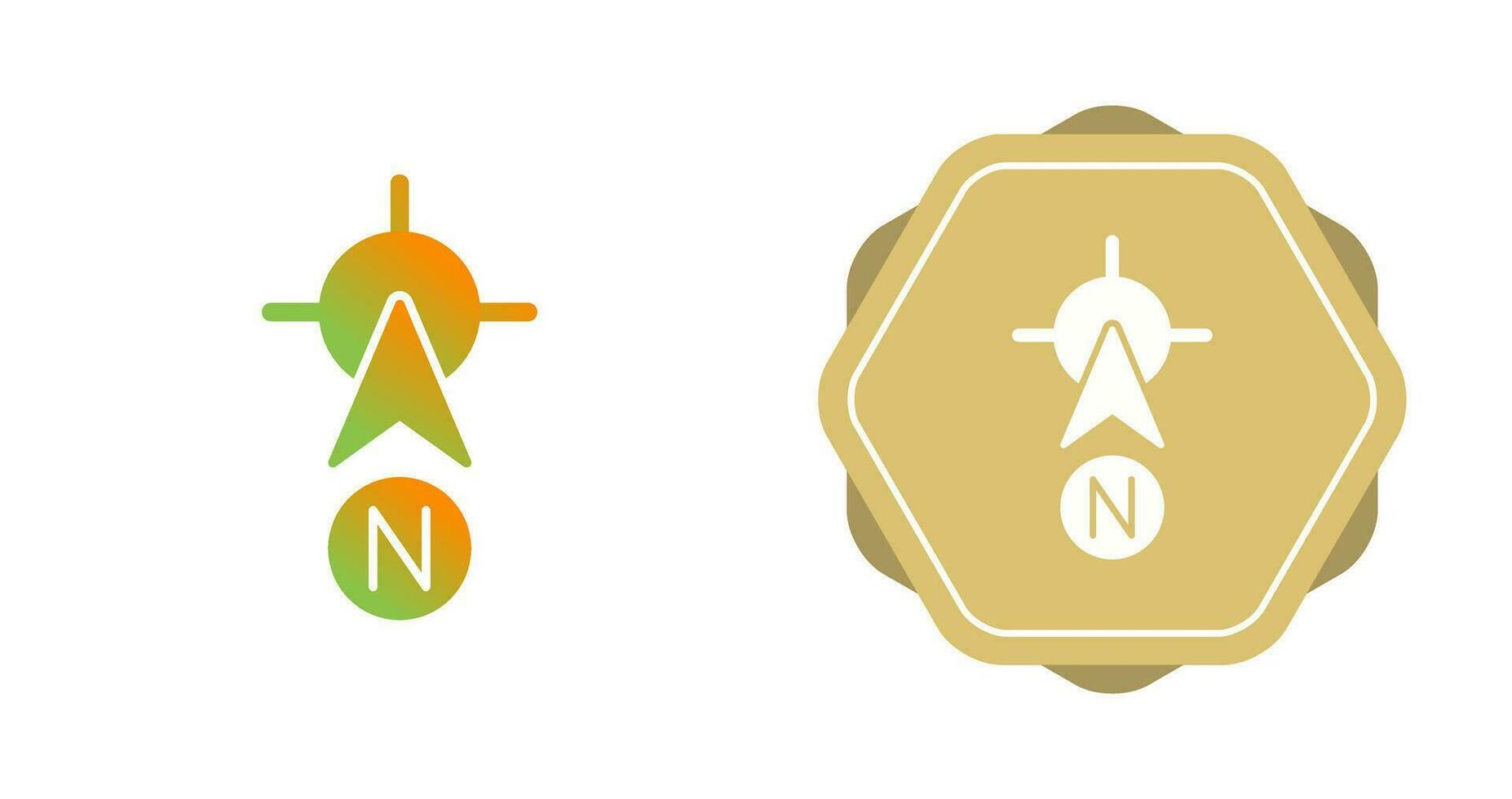 North Vector Icon