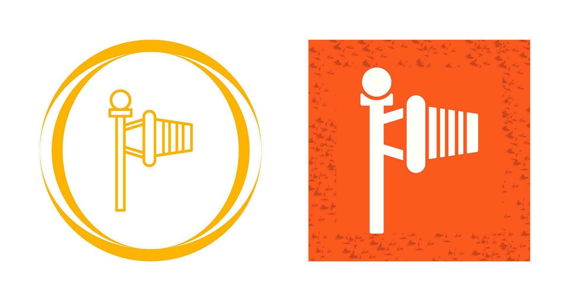 Windsock Vector Icon
