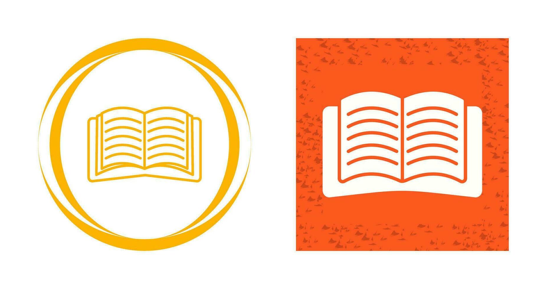 Open Book Vector Icon