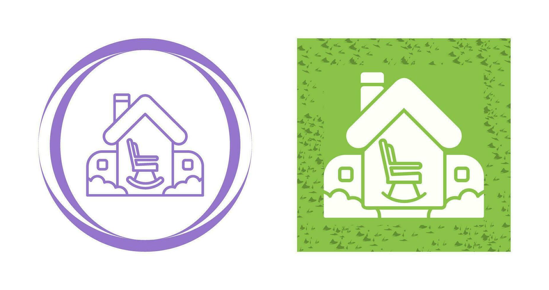 Retirement Home Vector Icon