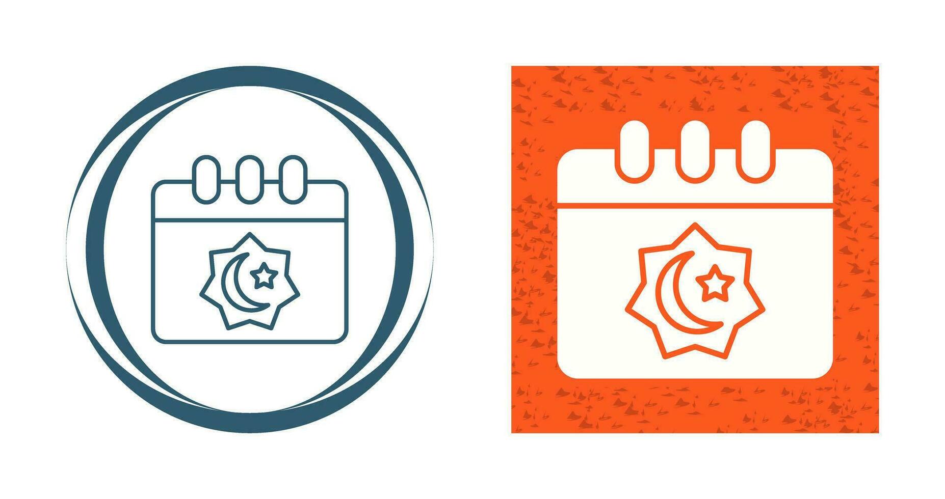 Islamic Calendar Vector Icon