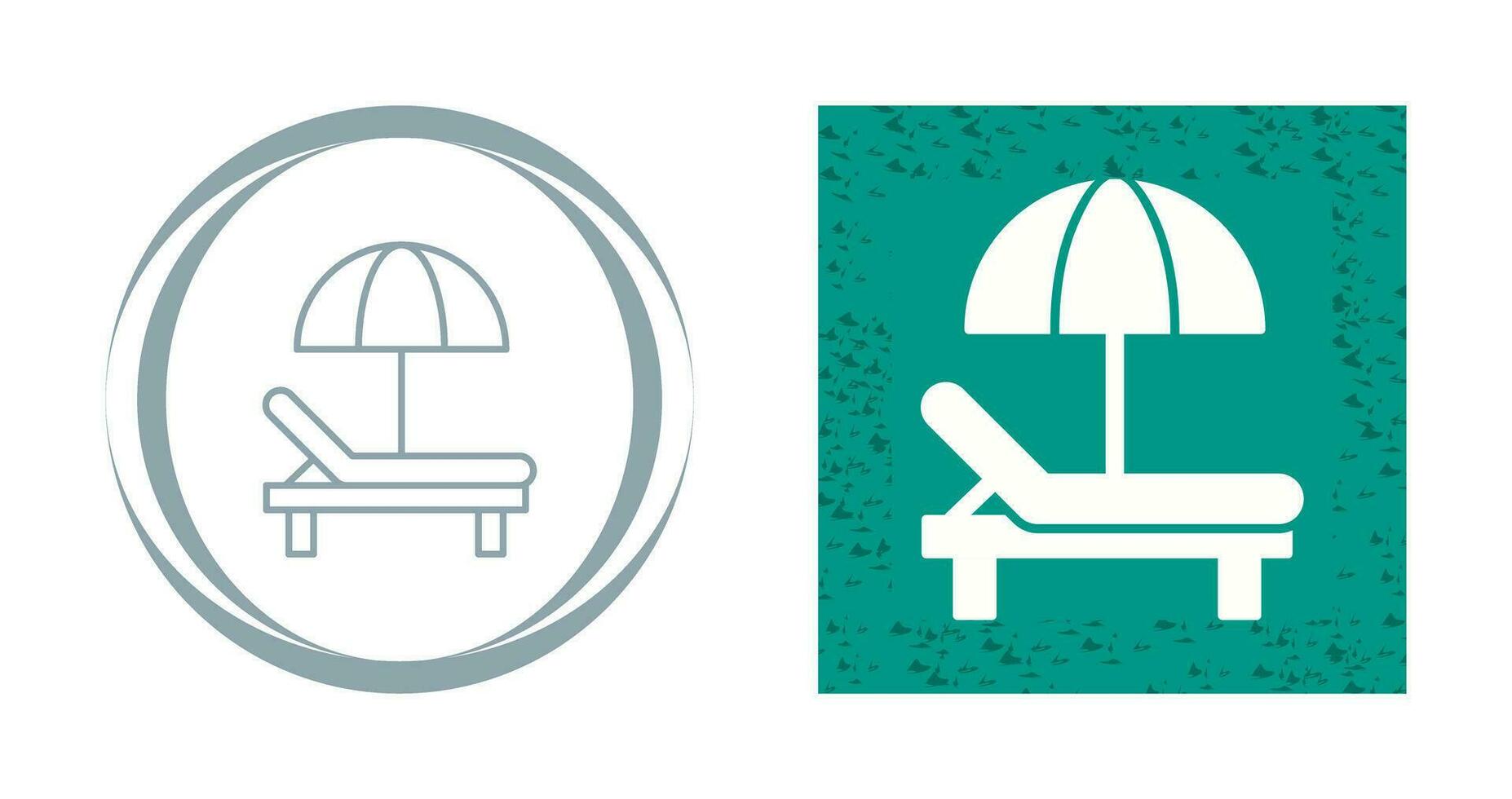 Sunbed Vector Icon