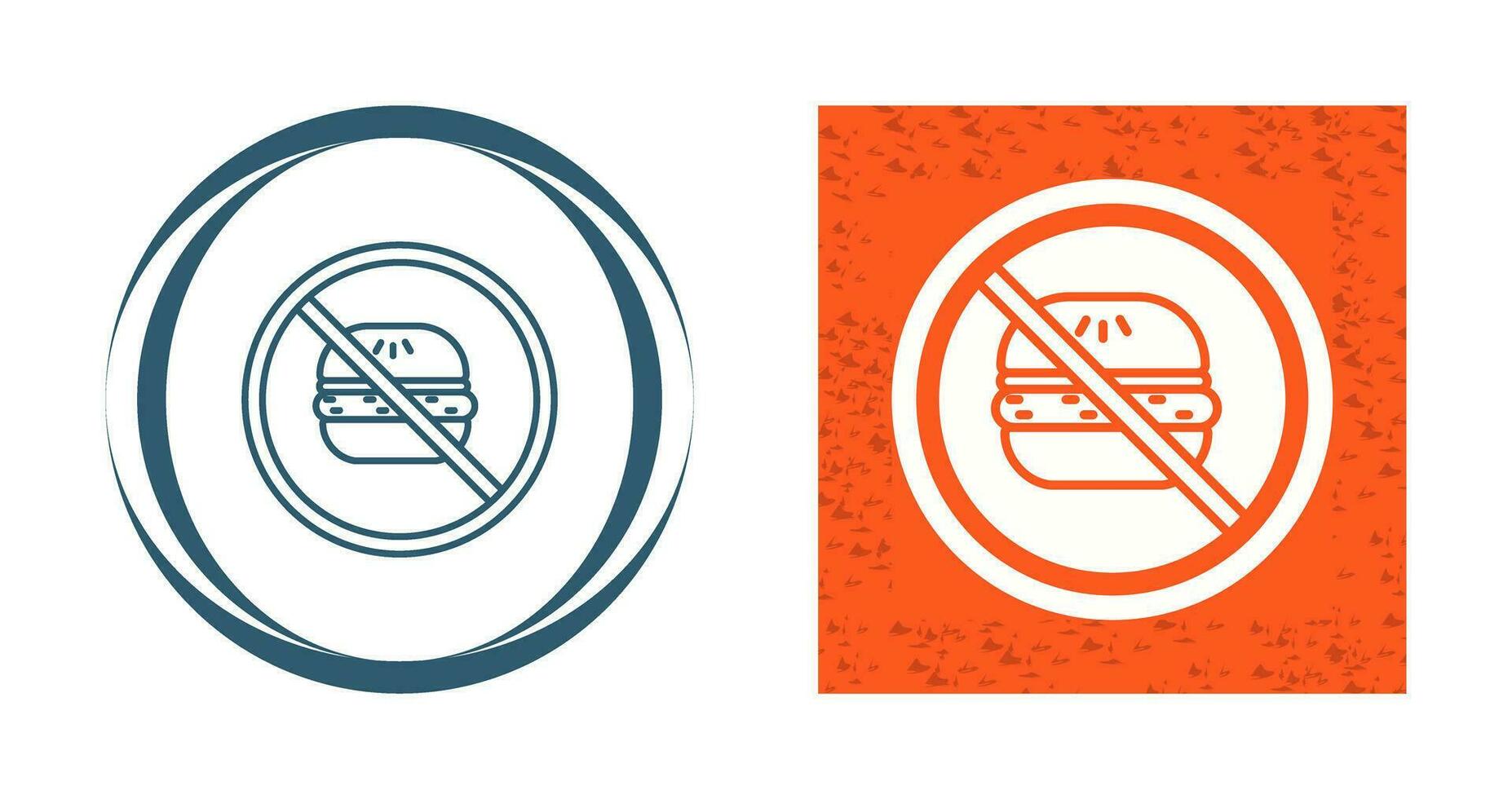 No Eating Vector Icon