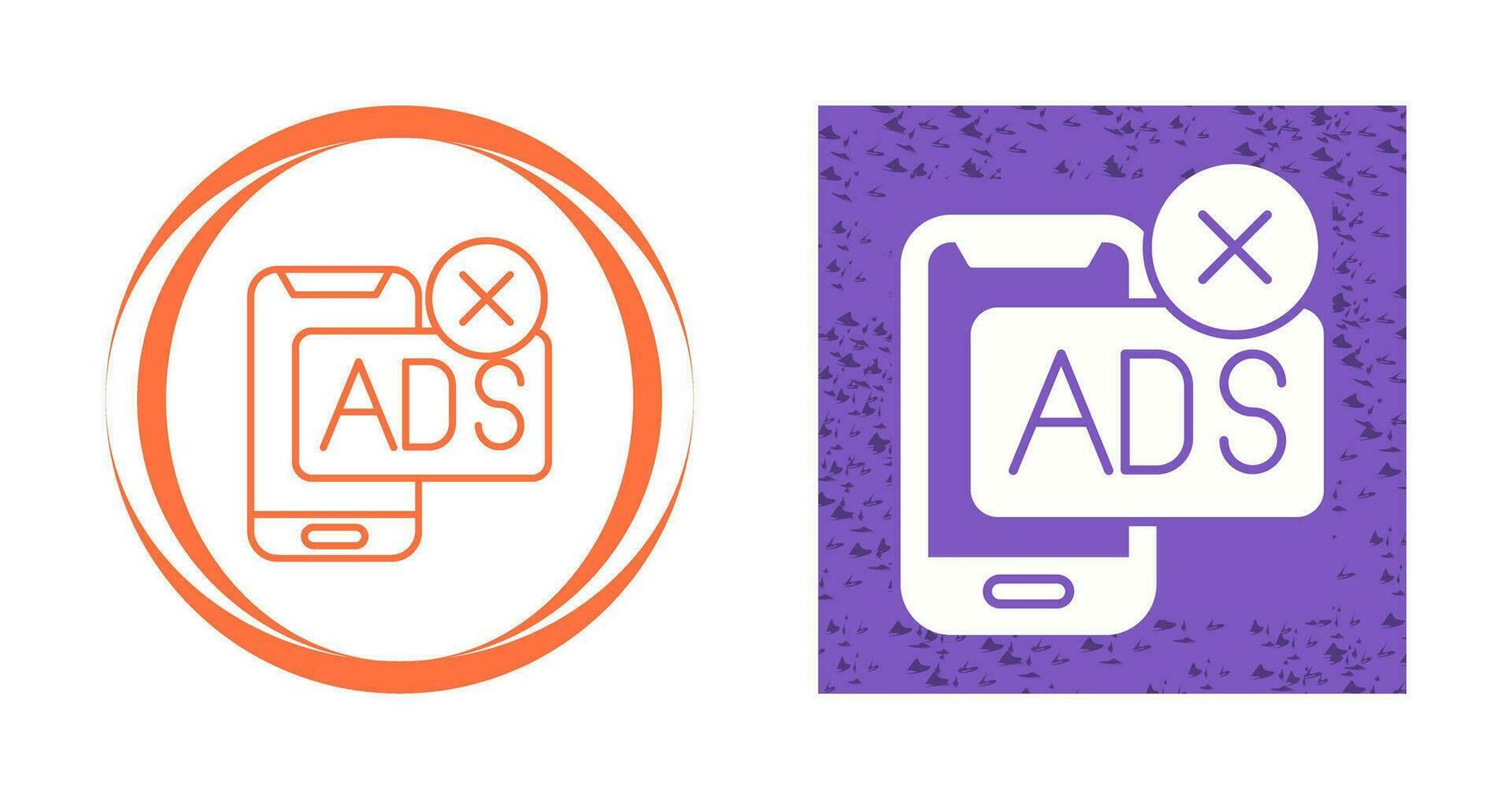 AD Block Vector Icon