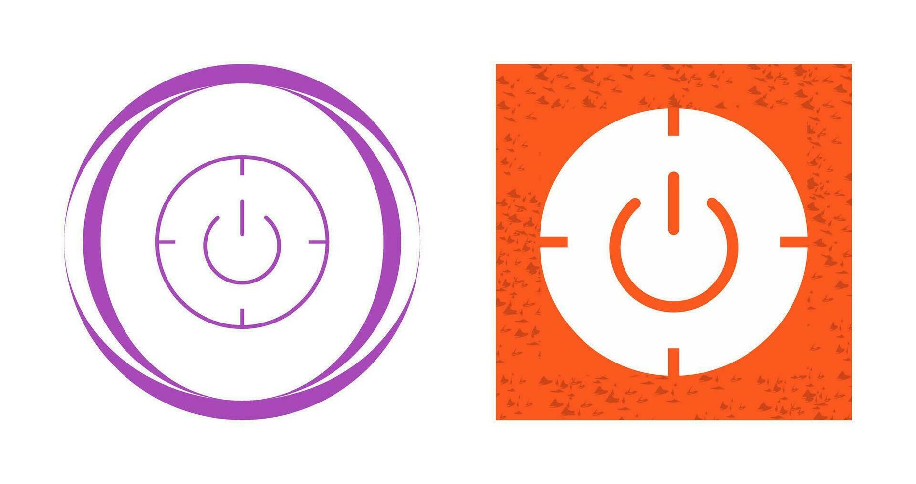 Scheduled power on and off Vector Icon