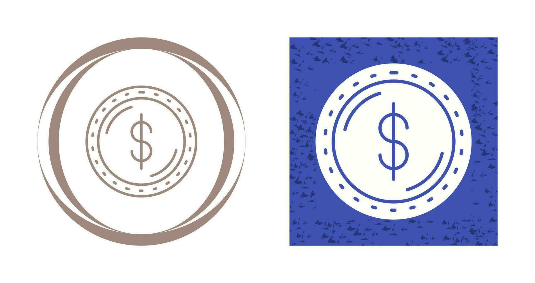 icono de vector de moneda de dólar