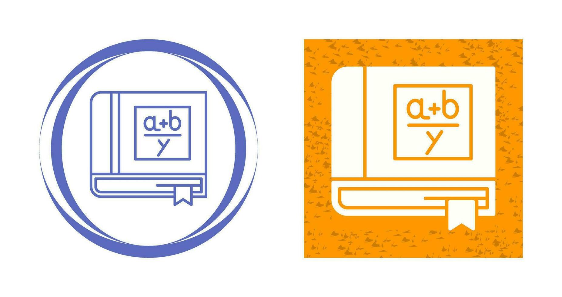 Algebra Book Vector Icon