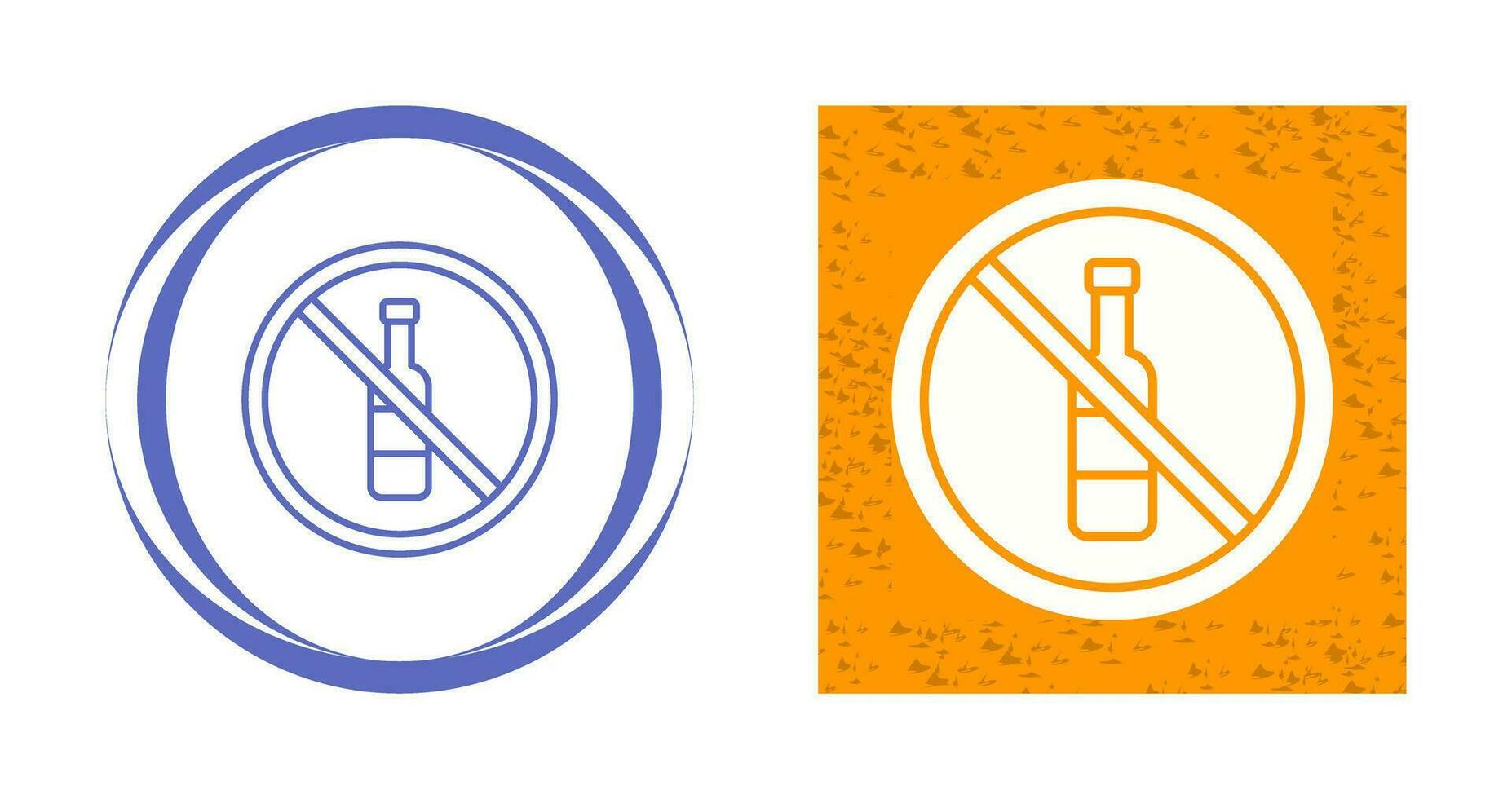 No Alcohol Vector Icon