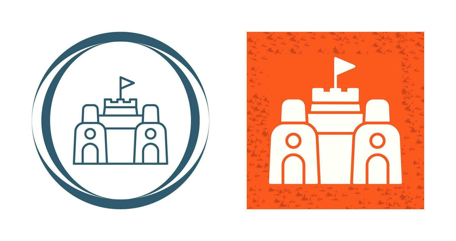 Toy Castle Vector Icon