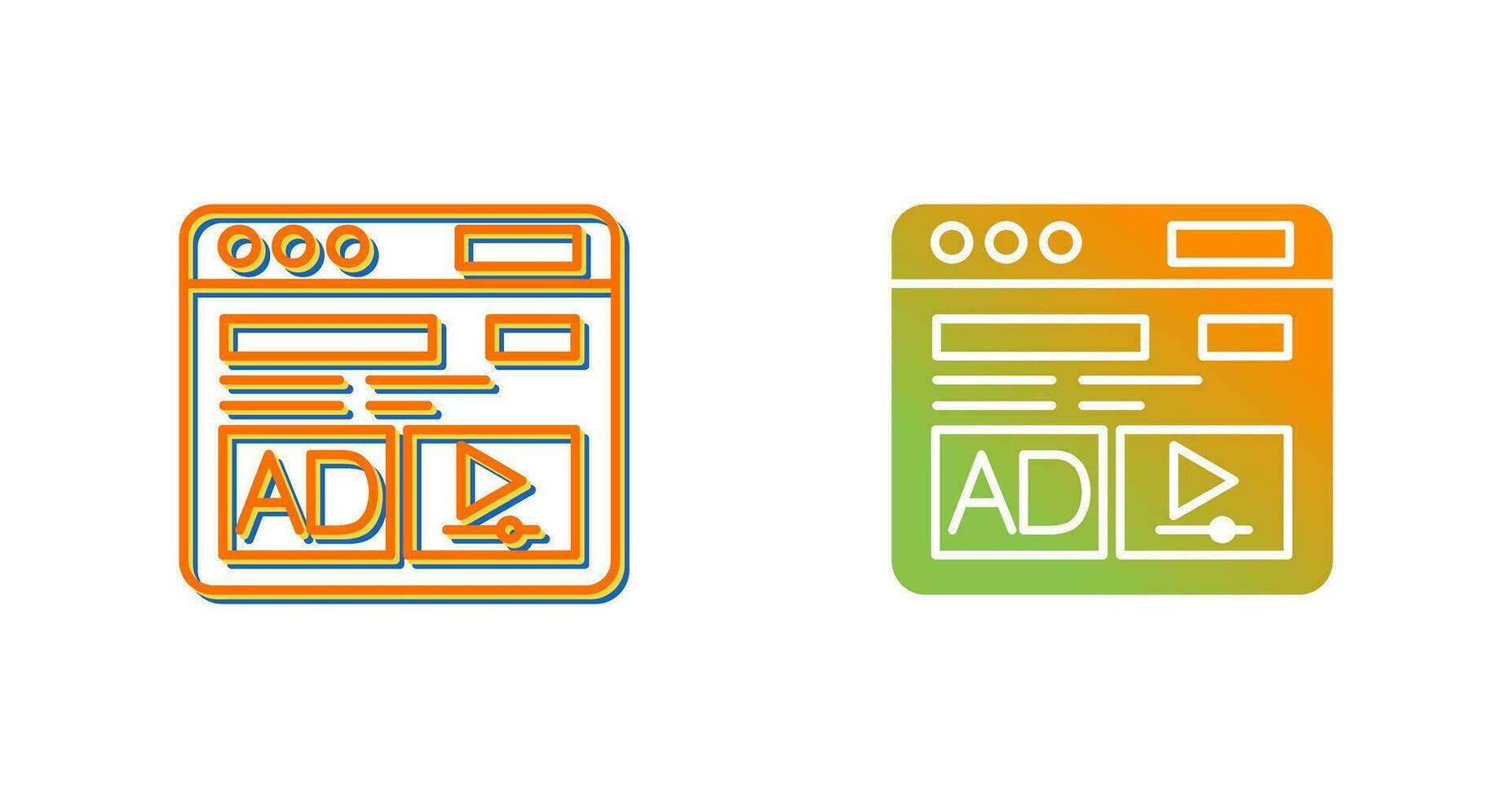AD Vector Icon