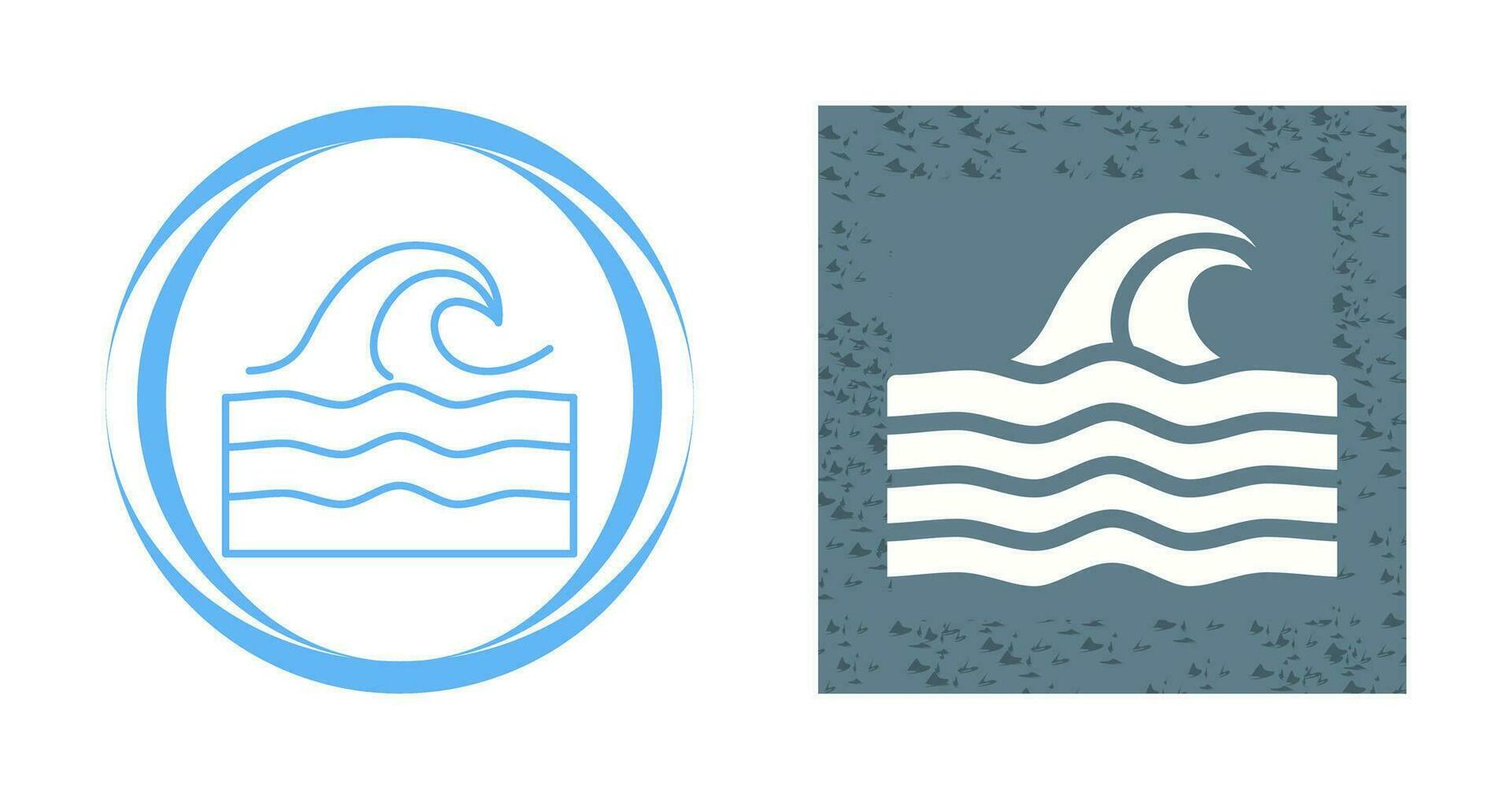 icono de vector de mar