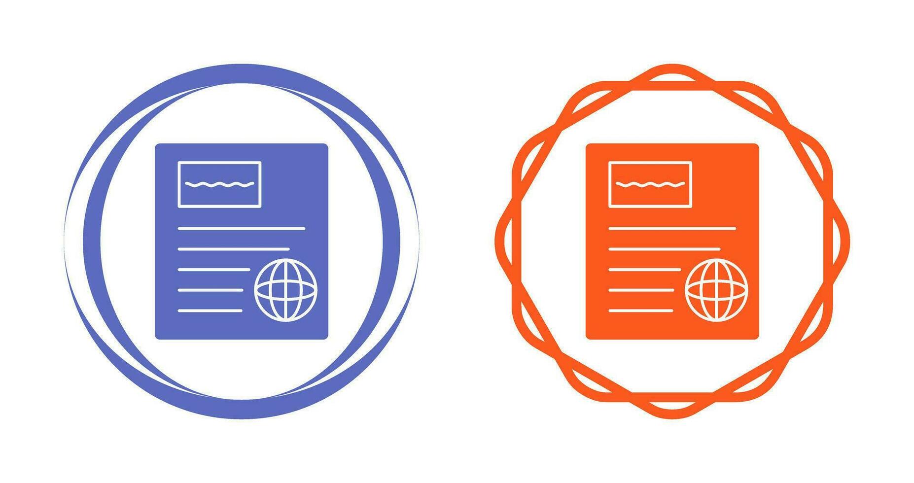International Newspaper Vector Icon