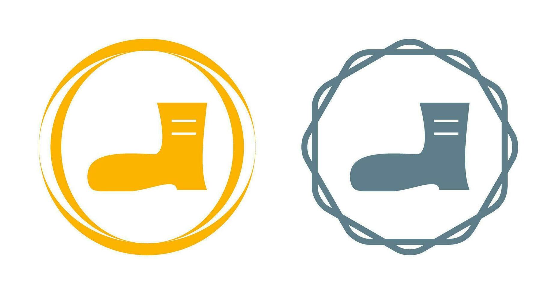 Construction boots Vector Icon