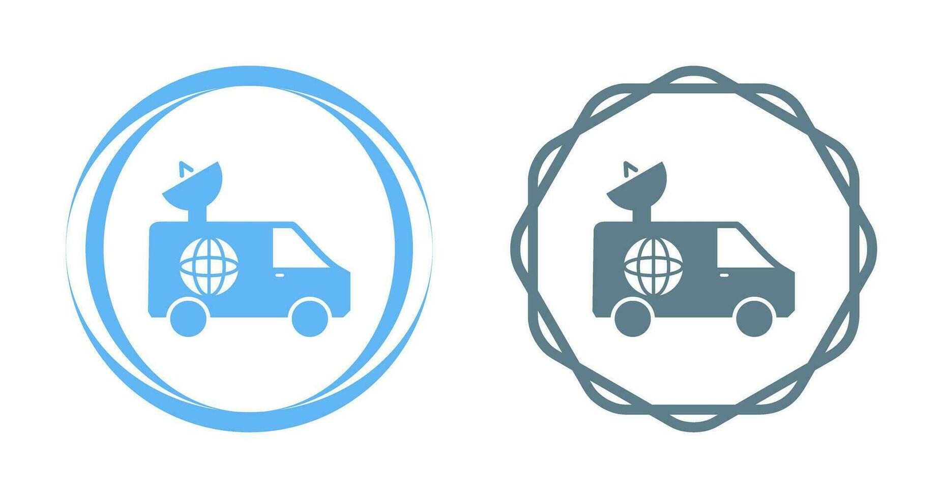 News Van Vector Icon