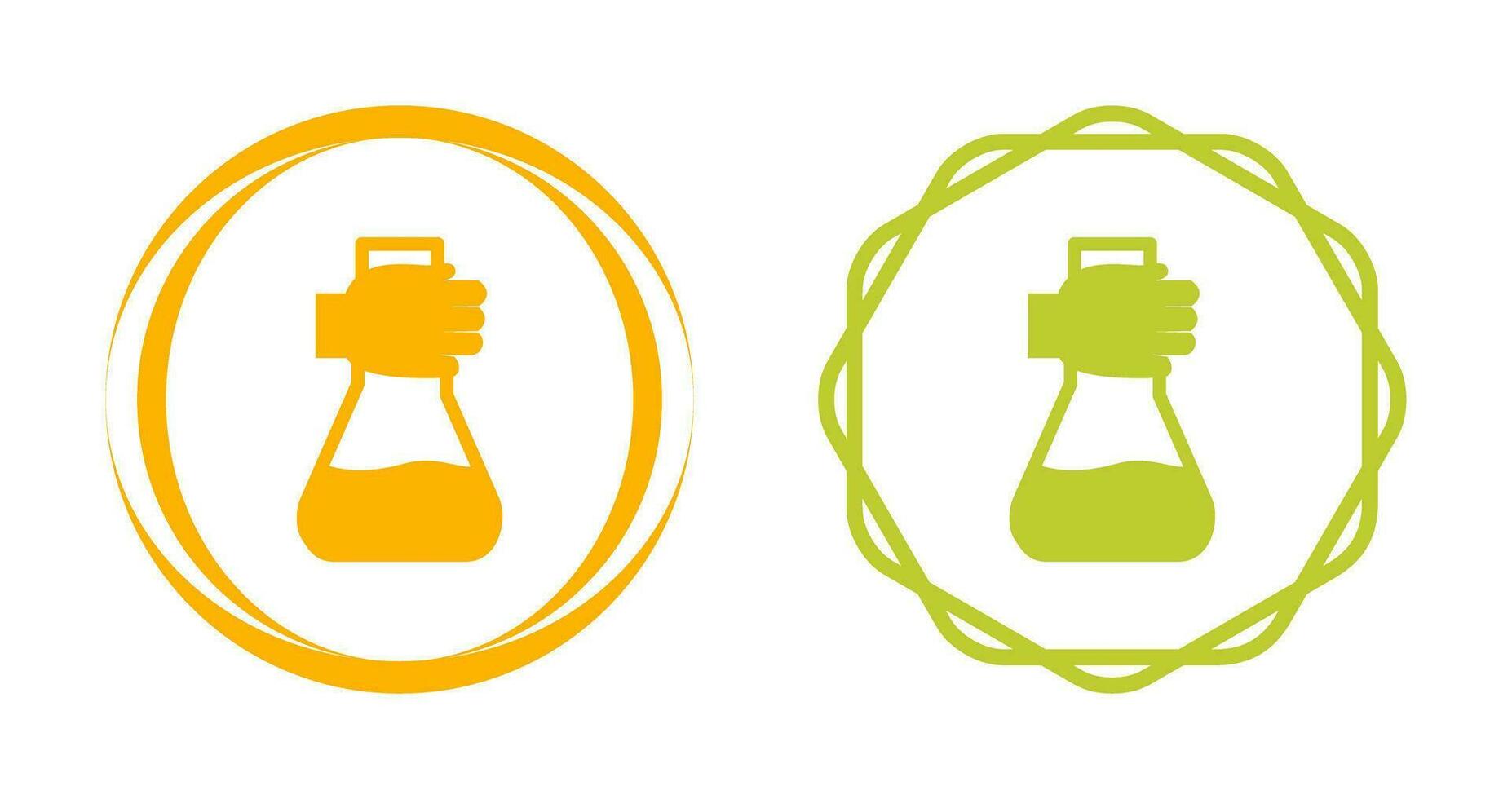 Holding Flask Vector Icon