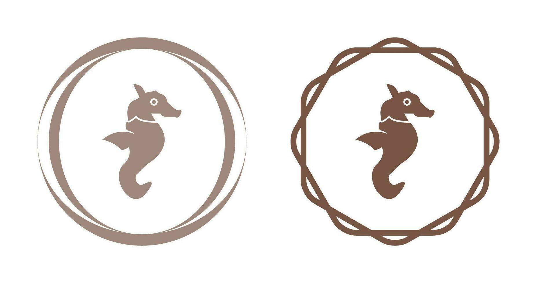 Seahorse Vector Icon
