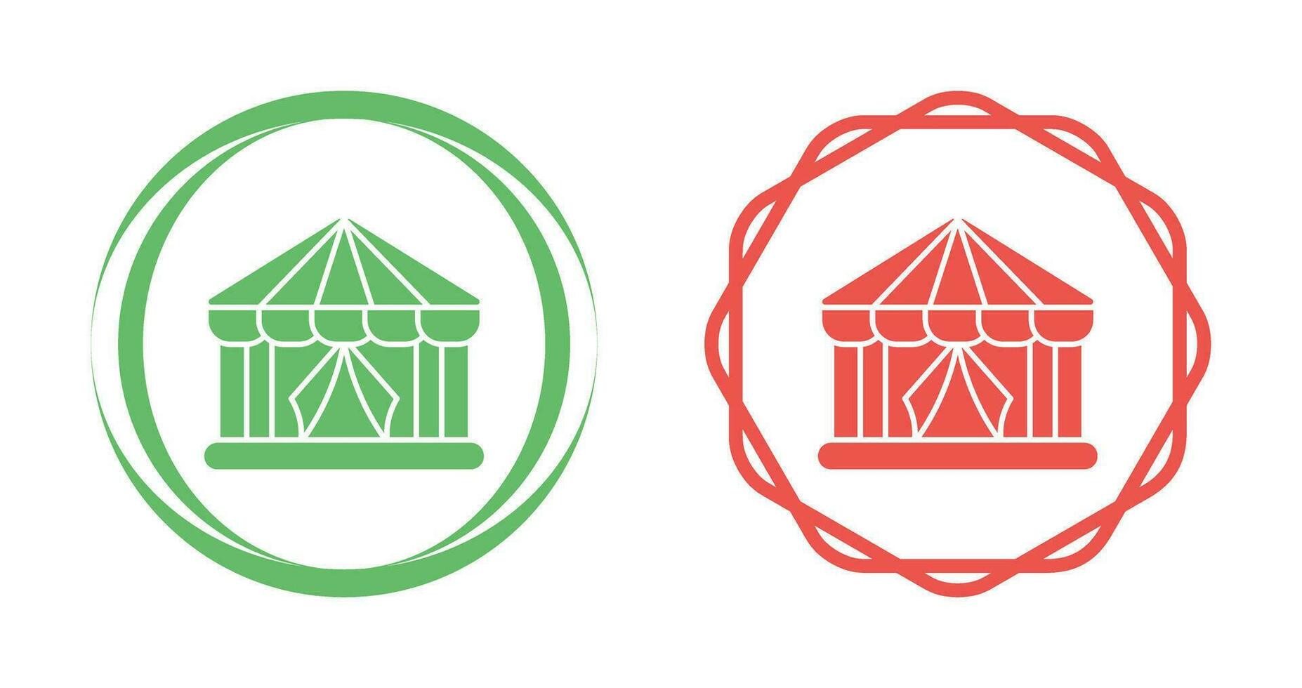 Circus Tent Vector Icon