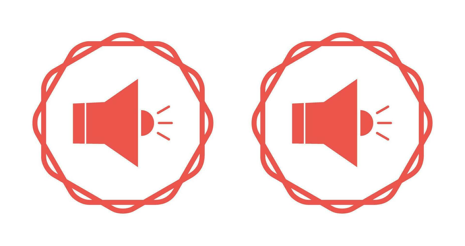 Loudspeaker Vector Icon