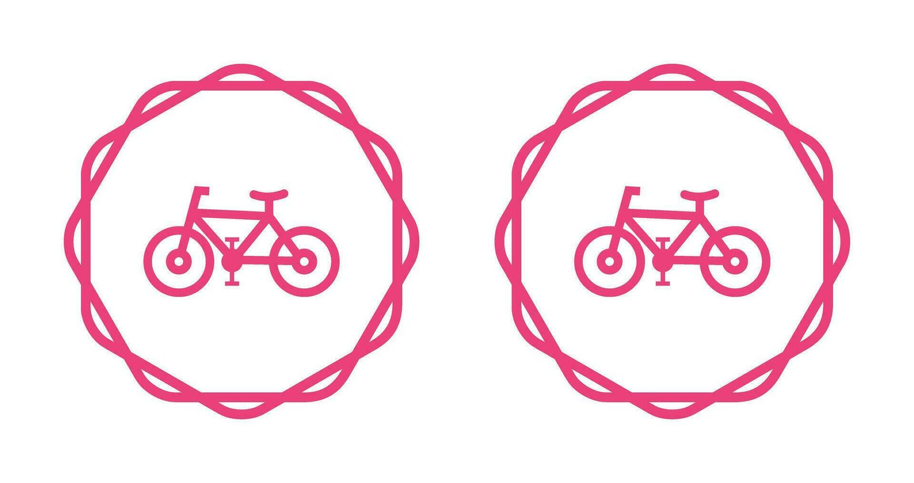 icono de vector de bicicleta