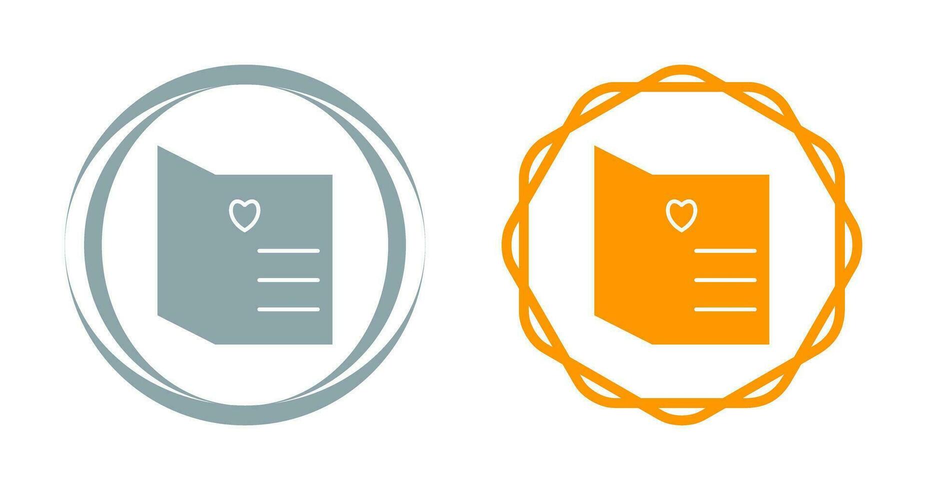 Open Card Vector Icon