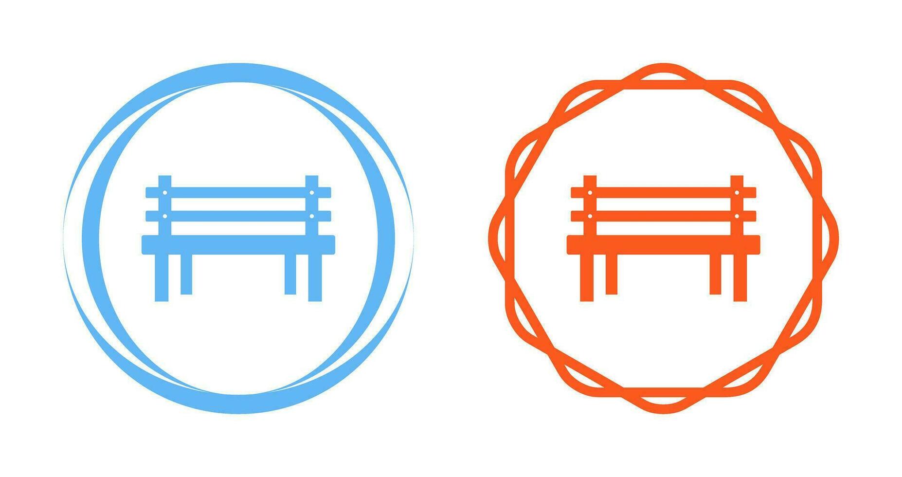 Wooden Bench Vector Icon
