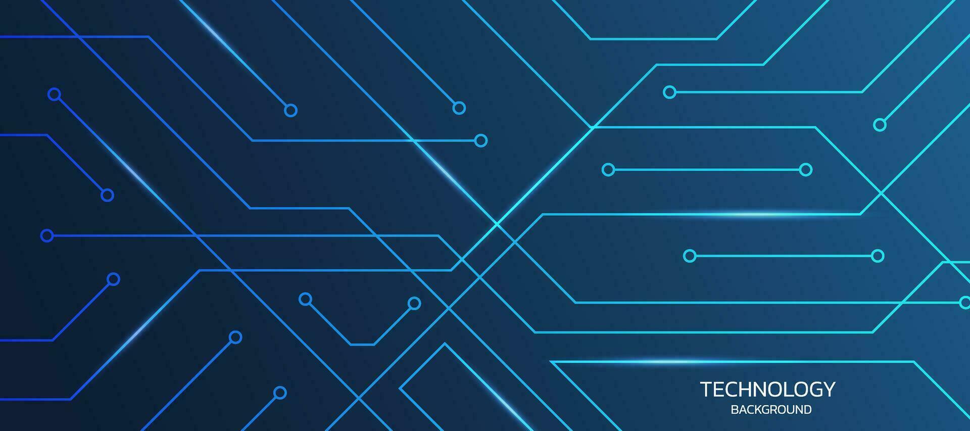 Circuit board connection technology background, futuristic abstract background concept vector