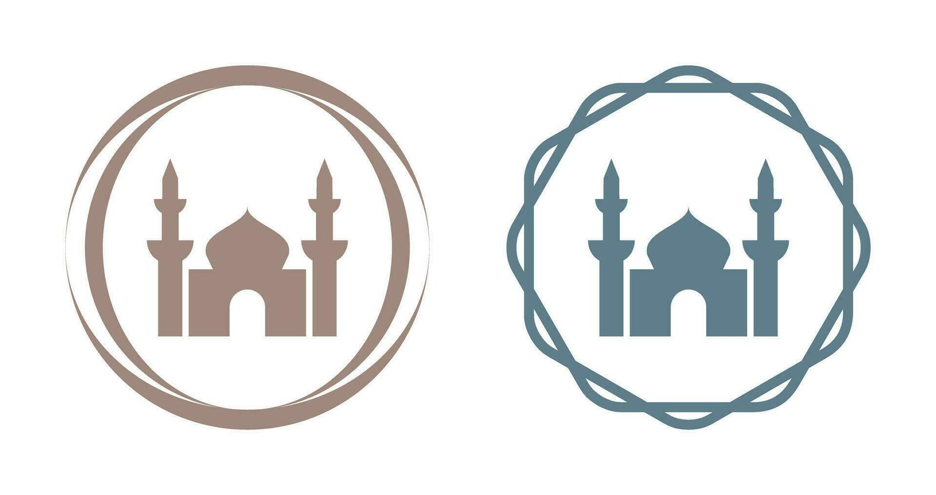 icono de vector de mezquita