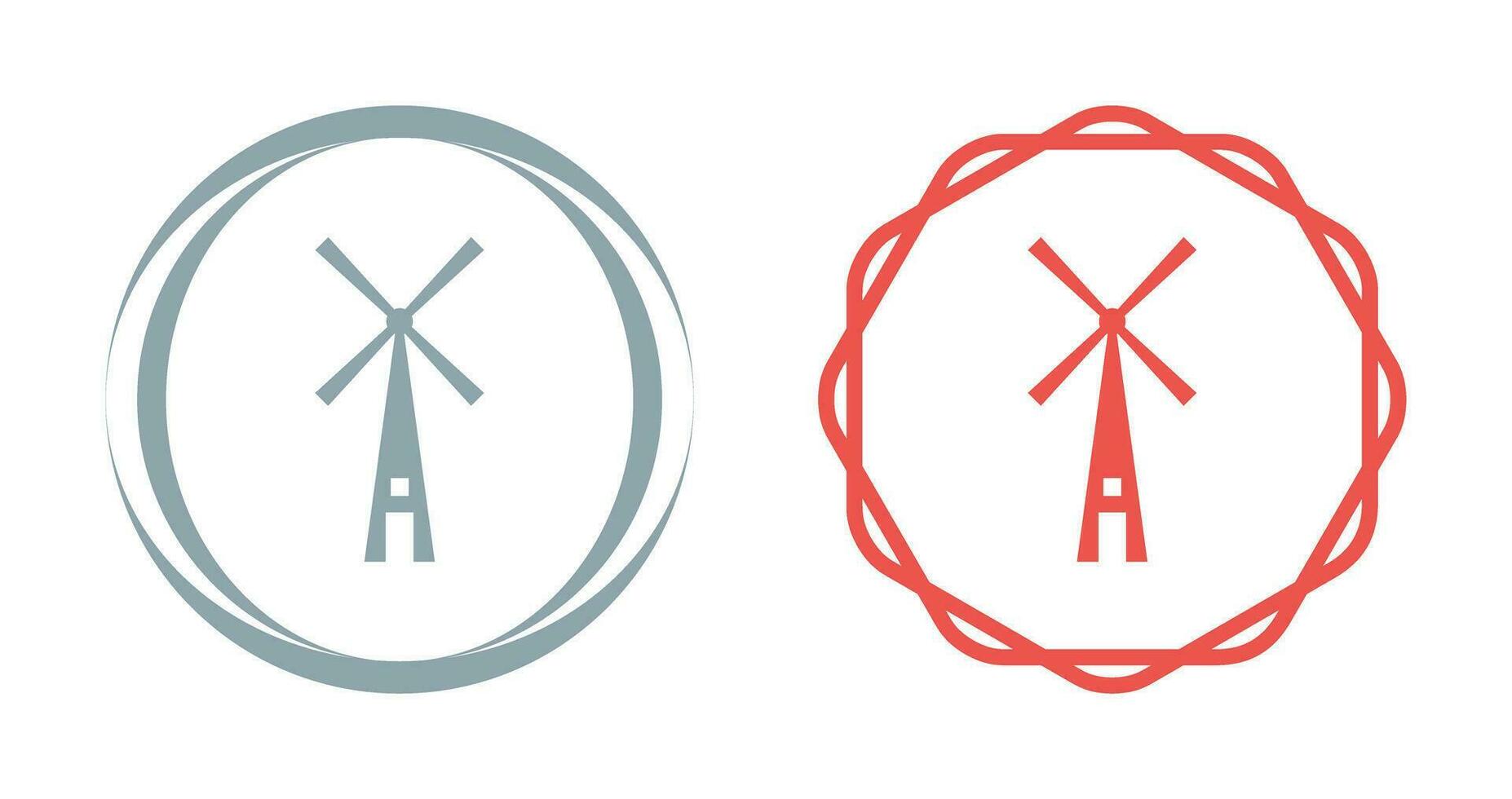 Windmill Vector Icon