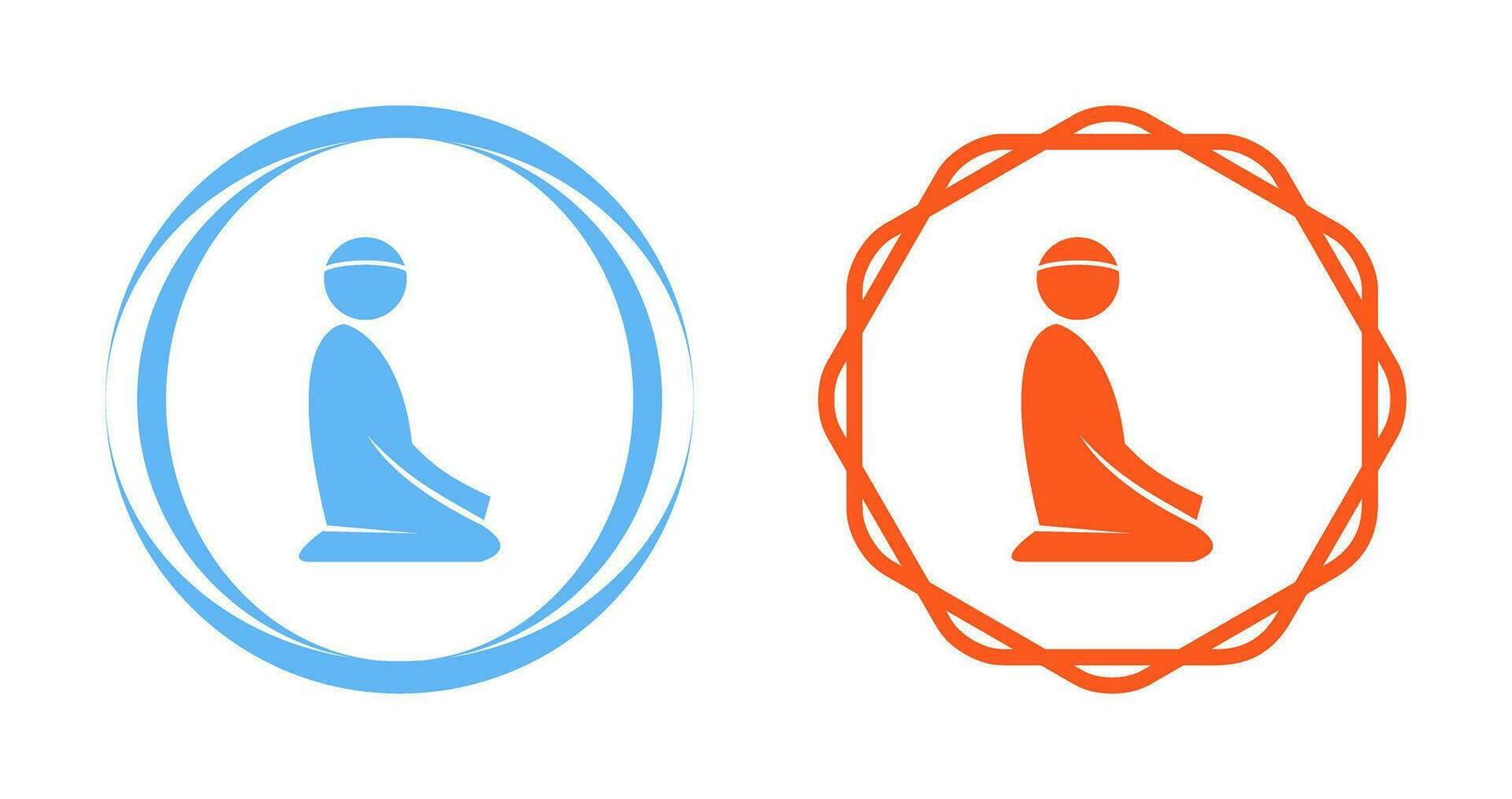 Offering Prayer Vector Icon