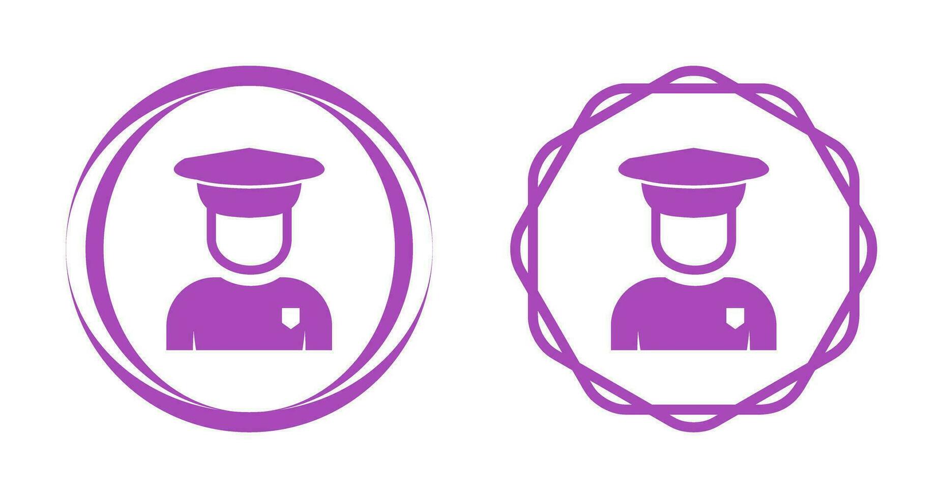 Security Guard Vector Icon