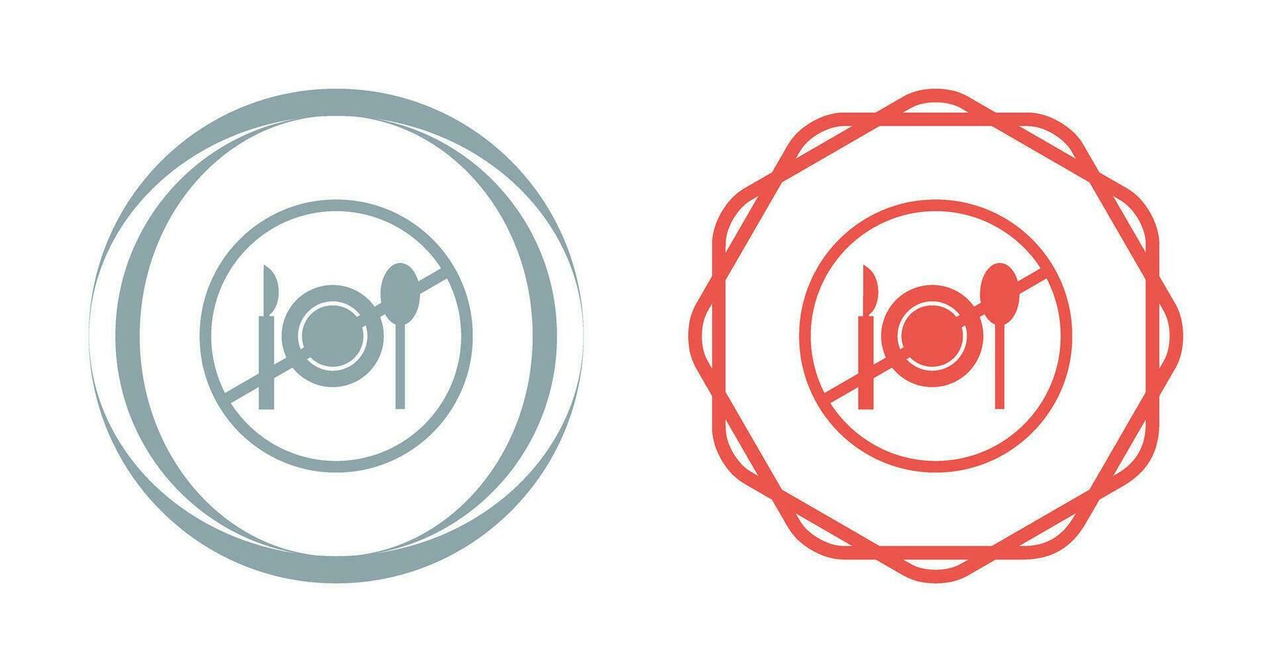 No Food Vector Icon