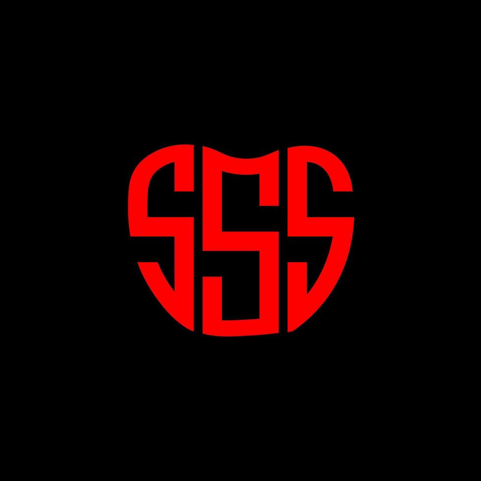 SSS letter logo creative design. SSS unique design. vector