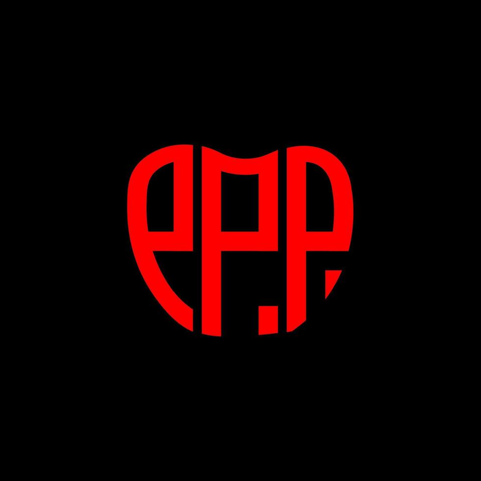 ppp letra logo creativo diseño. ppp único diseño. vector