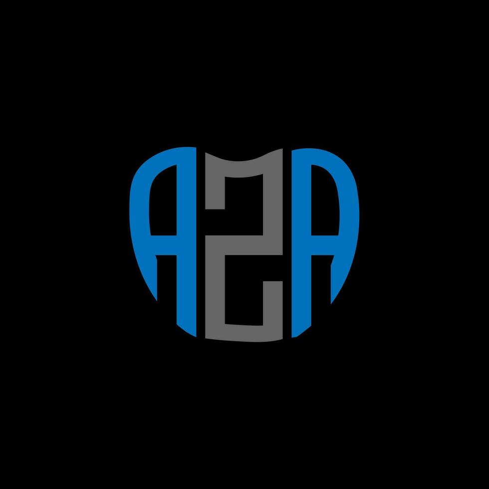 AZA letter logo creative design. AZA unique design. vector