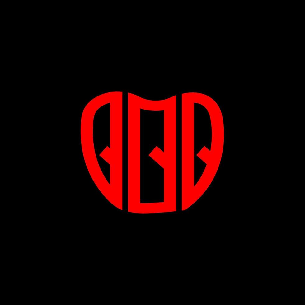 QQQ letter logo creative design. QQQ unique design. vector