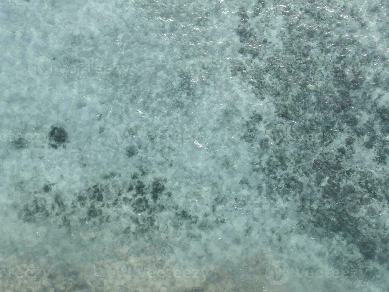 Aerial view of reefs in Karimunjawa, Coral Coast Environmental Protection Area, Karimunjawa, Jepara, Indonesia. photo