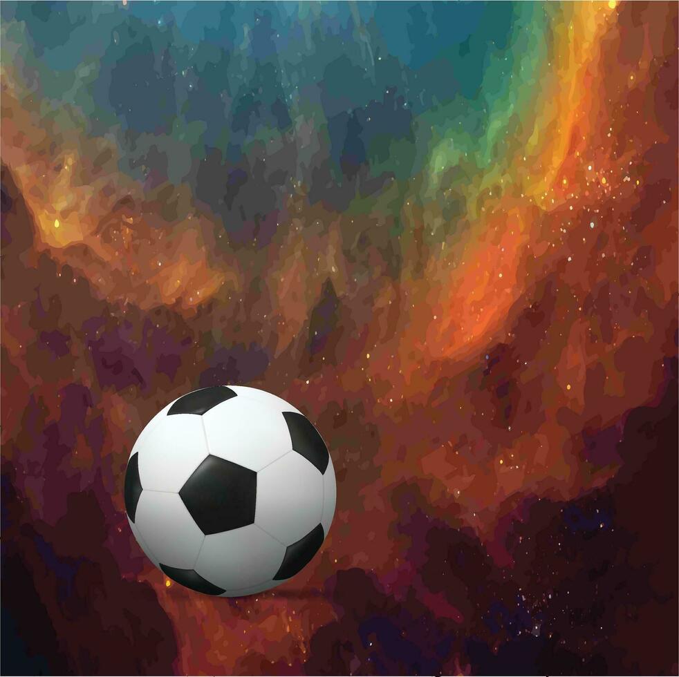 Planet football Soccer Illustrations vector