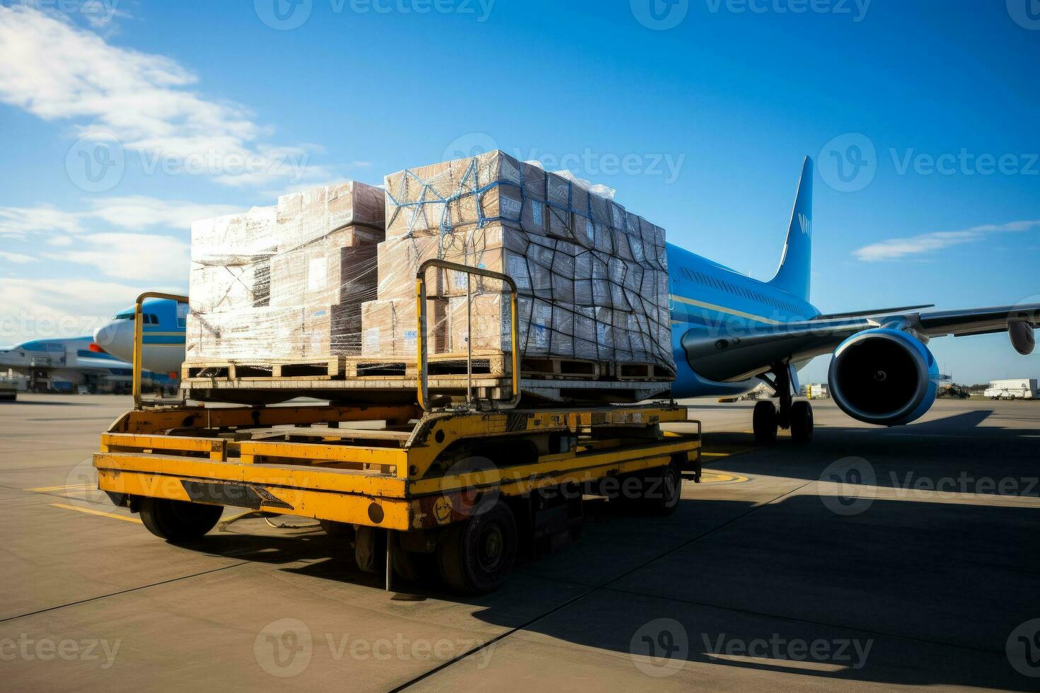 Cargo plane logistics photo