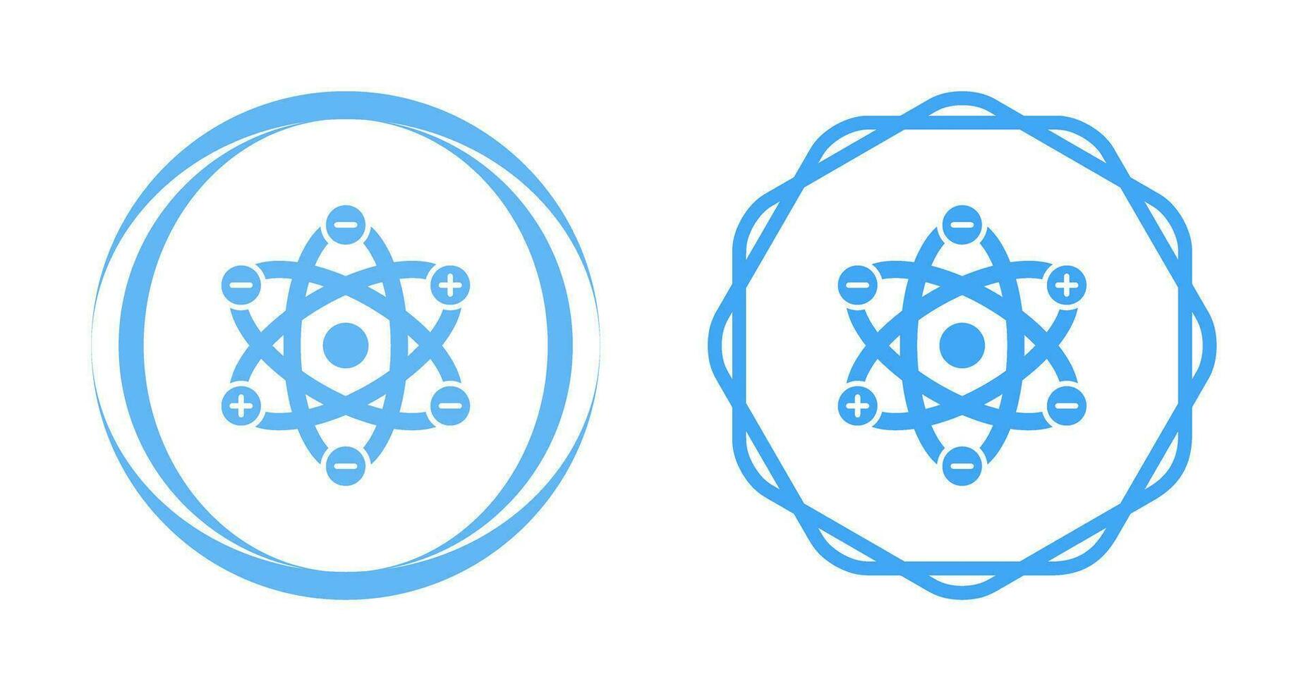 Atom Structure Vector Icon