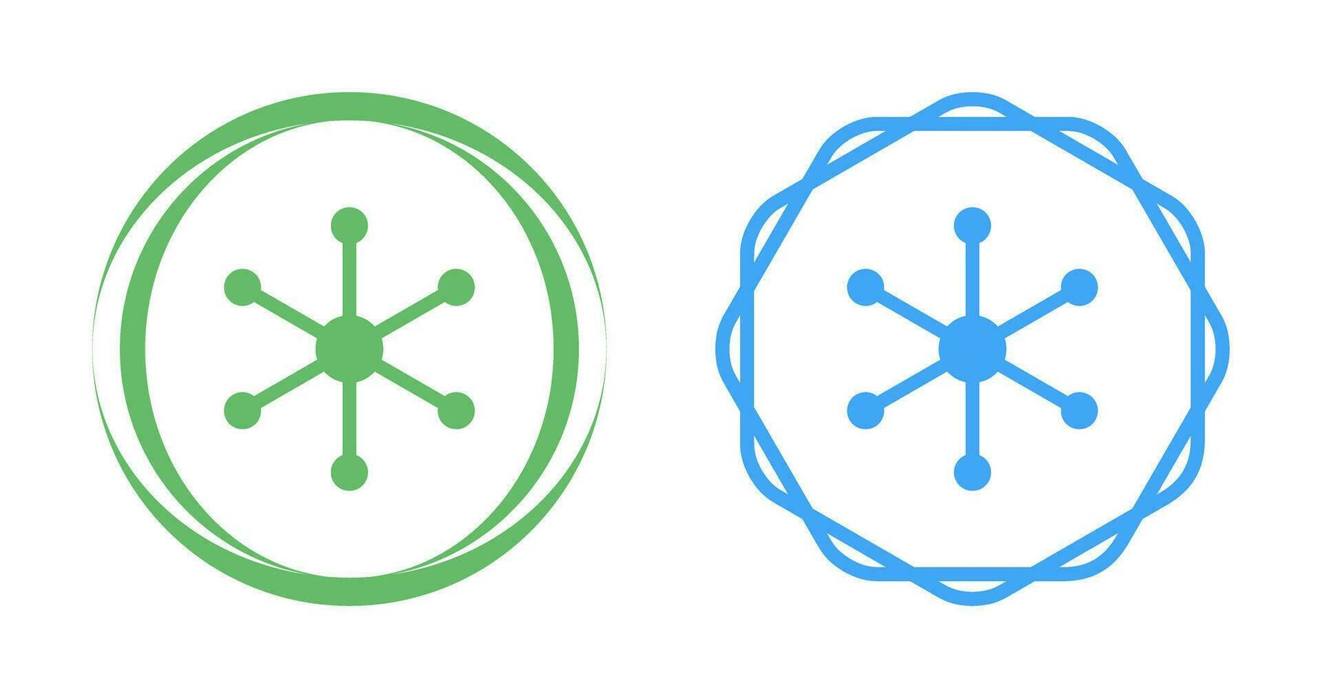 Molecular Structure Vector Icon