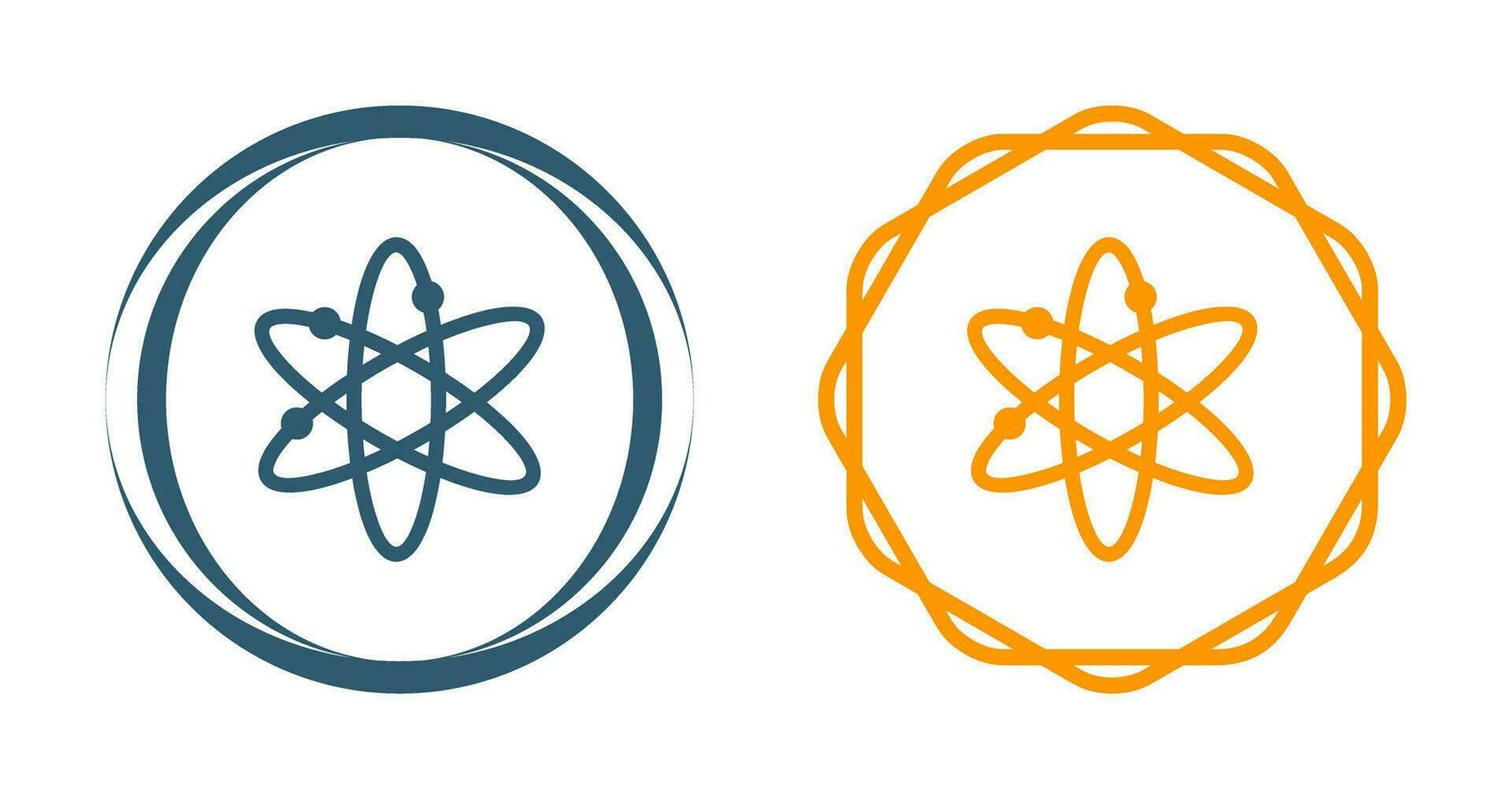 Atomic Structure Vector Icon