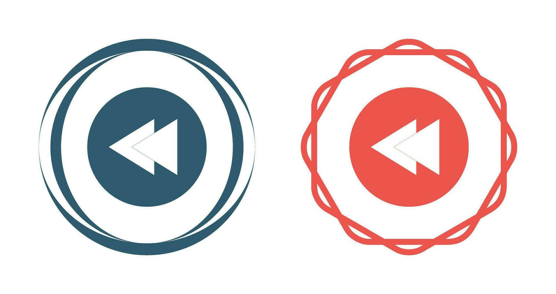 Previous Track Vector Icon