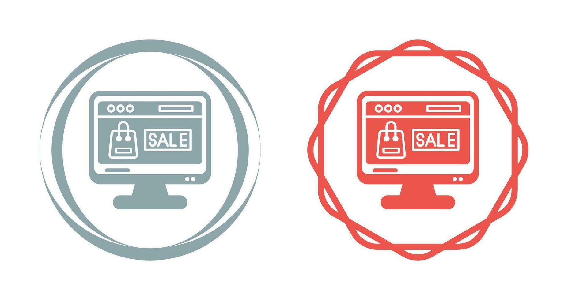 Online Sale Vector Icon