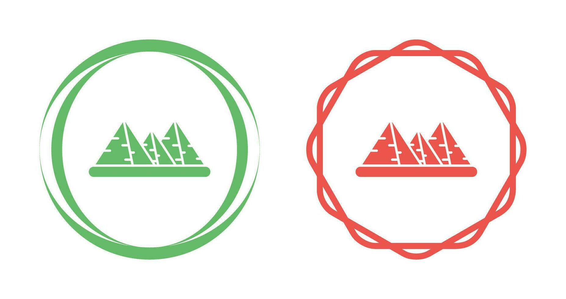 Pyramid Vector Icon