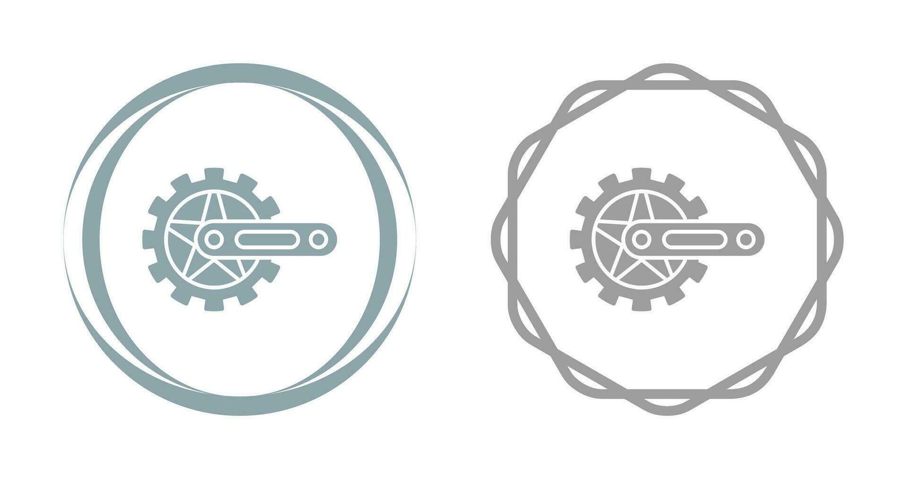 Crankset Vector Icon