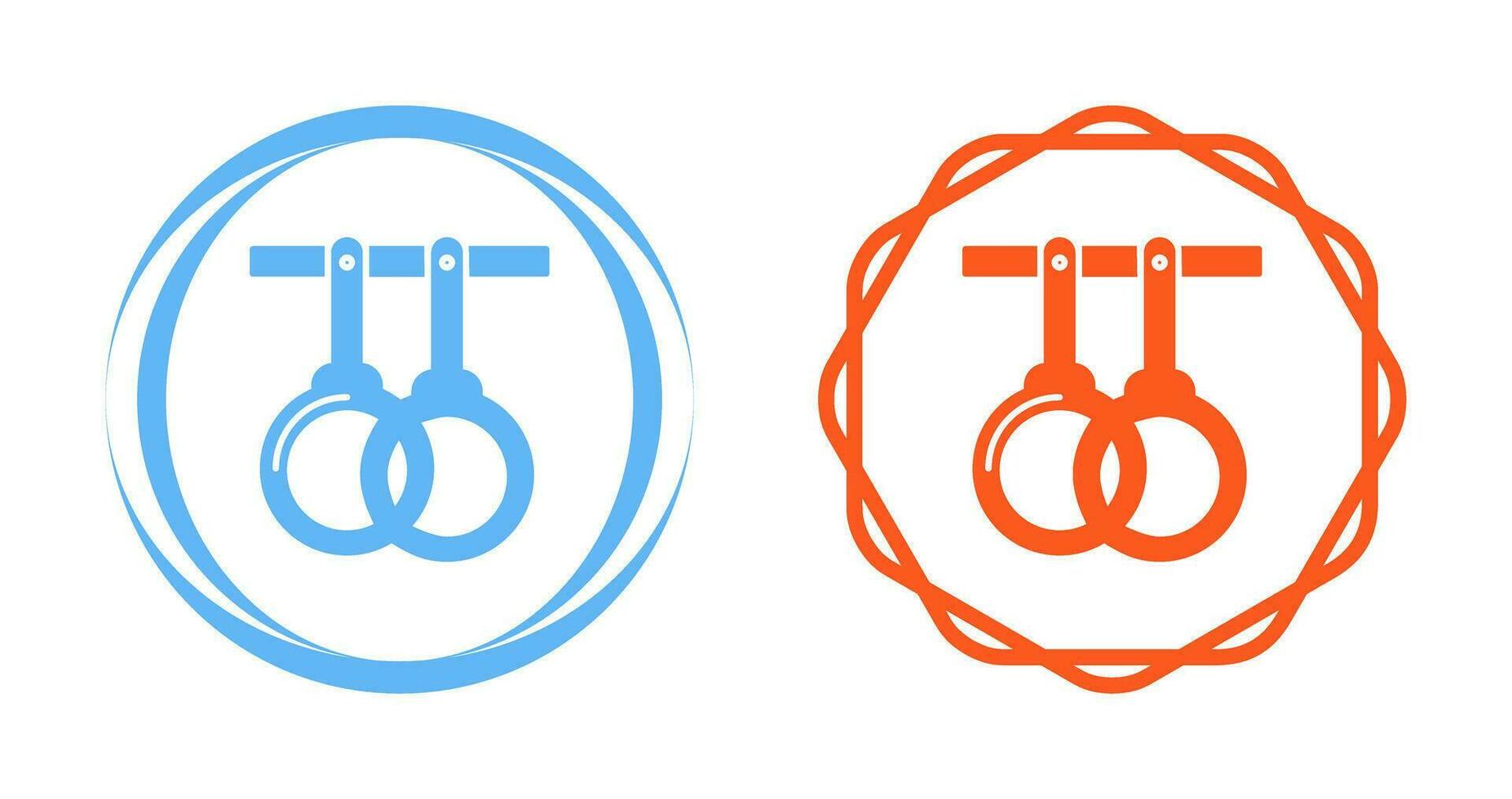 Gym Rings Vector Icon