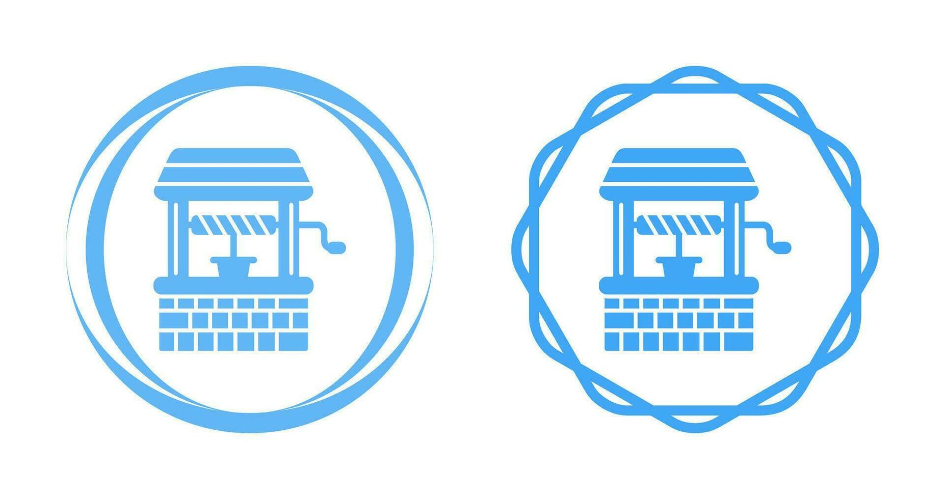 Water Well Vector Icon