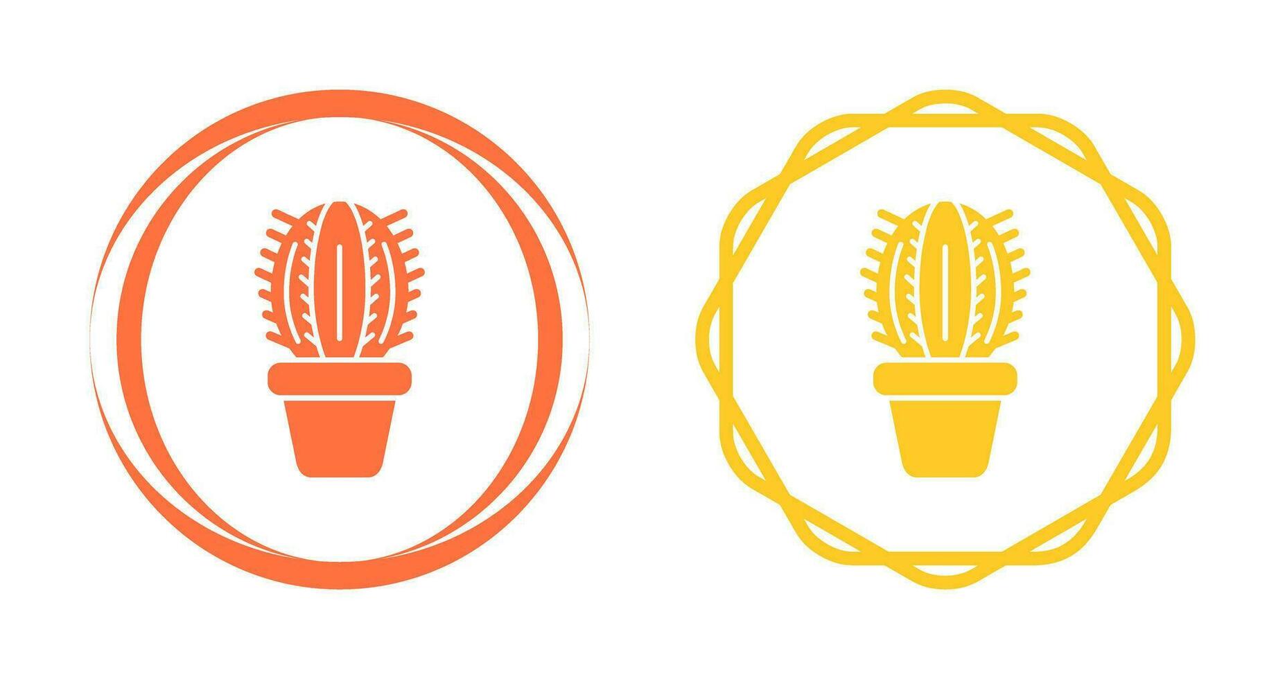 icono de vector de cactus