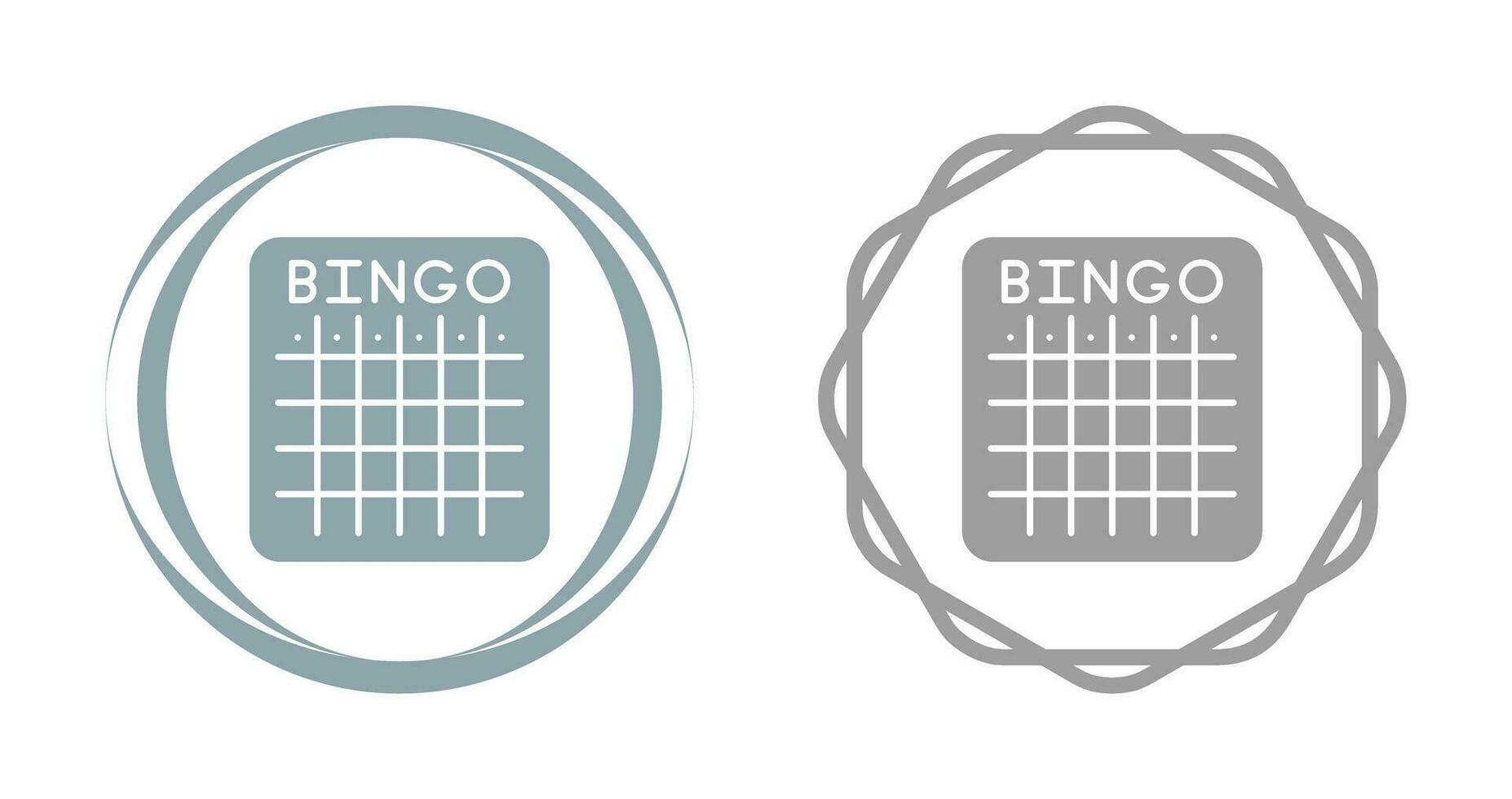 icono de vector de bingo